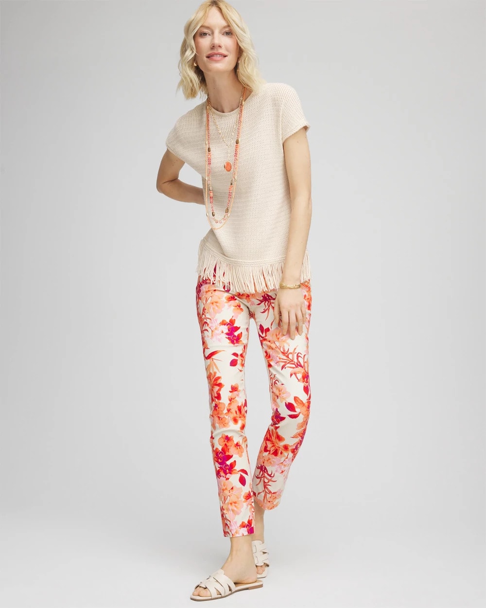 Chico's Exclusive | Brigitte™ Slub Ankle Pants