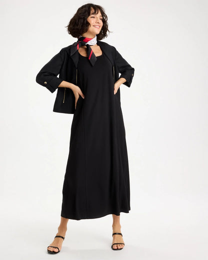 Chico's Best Seller | Ponte Seamed Maxi Dress