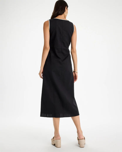 Chico's Quality | Sleeveless Surplice Linen Dress