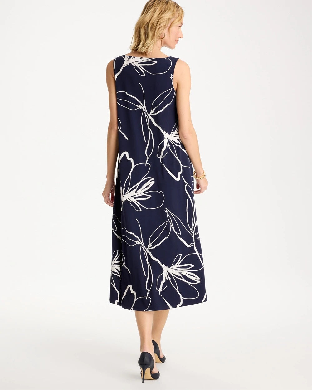 Chico's Great Value | Travelers™ Knit Botanical Jeweled Dress