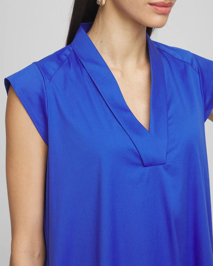 Chico's Featured | Petite Popover Poplin Maxi Dress
