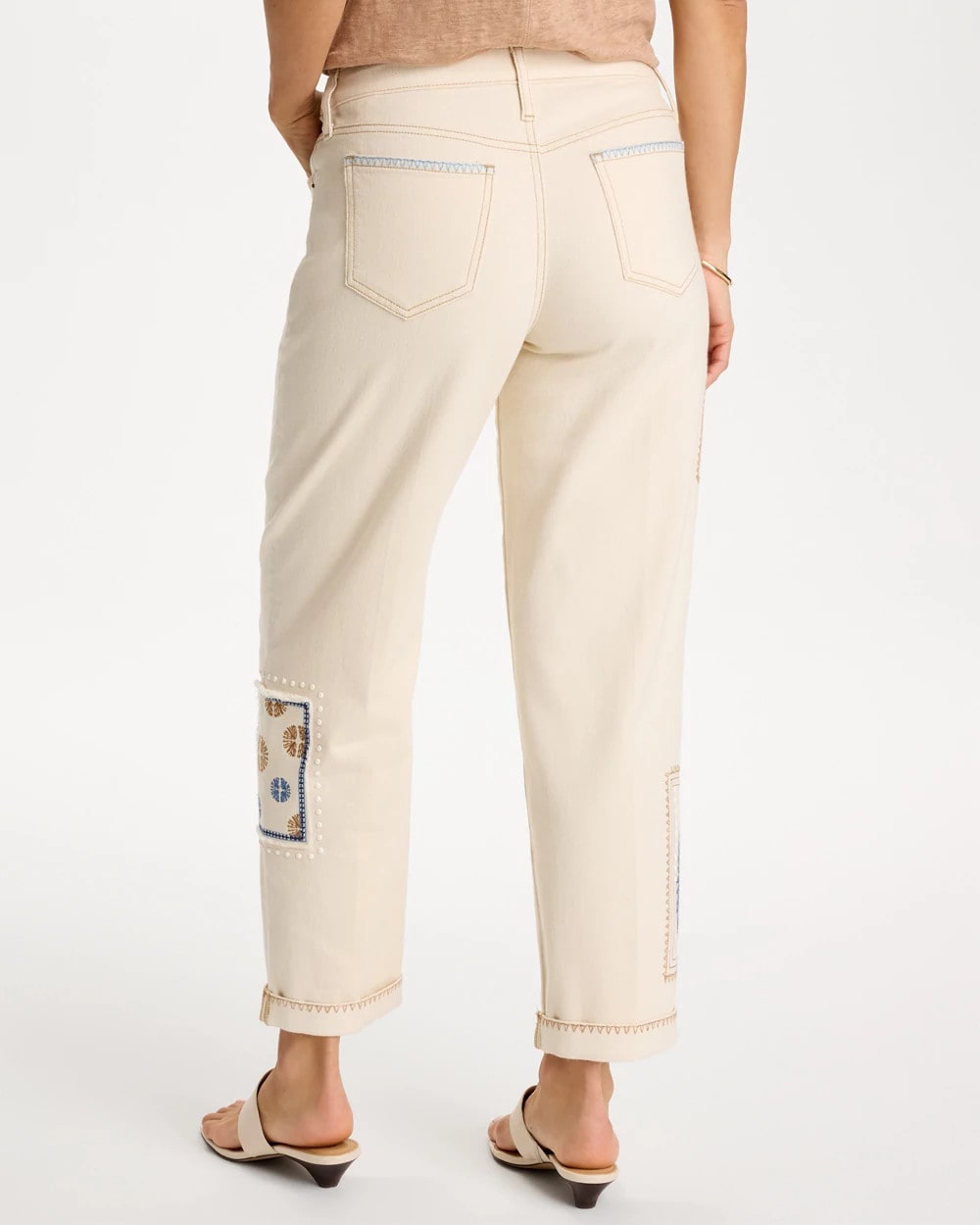 Chico's Top Pick | Patchwork Relaxed Boyfriend Jean