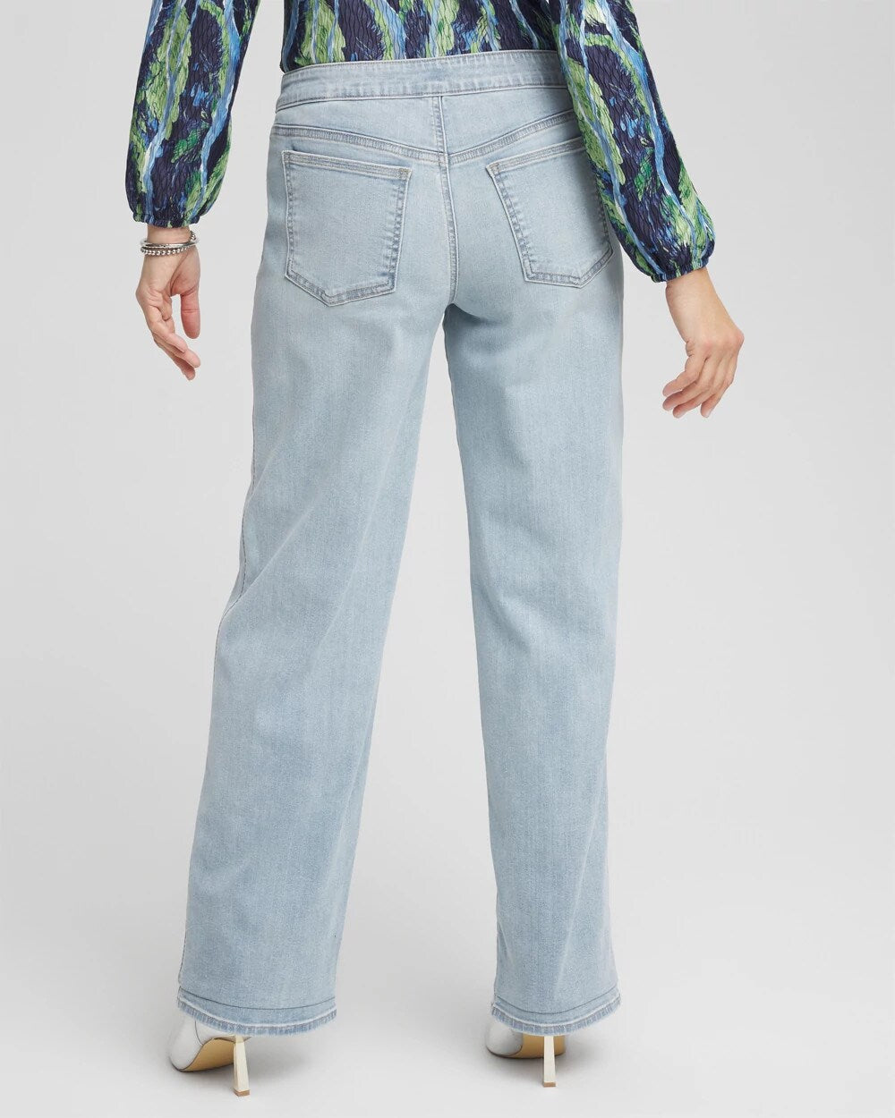 Chico's Best Seller | Petite Pull-On Wide-Leg Jeans
