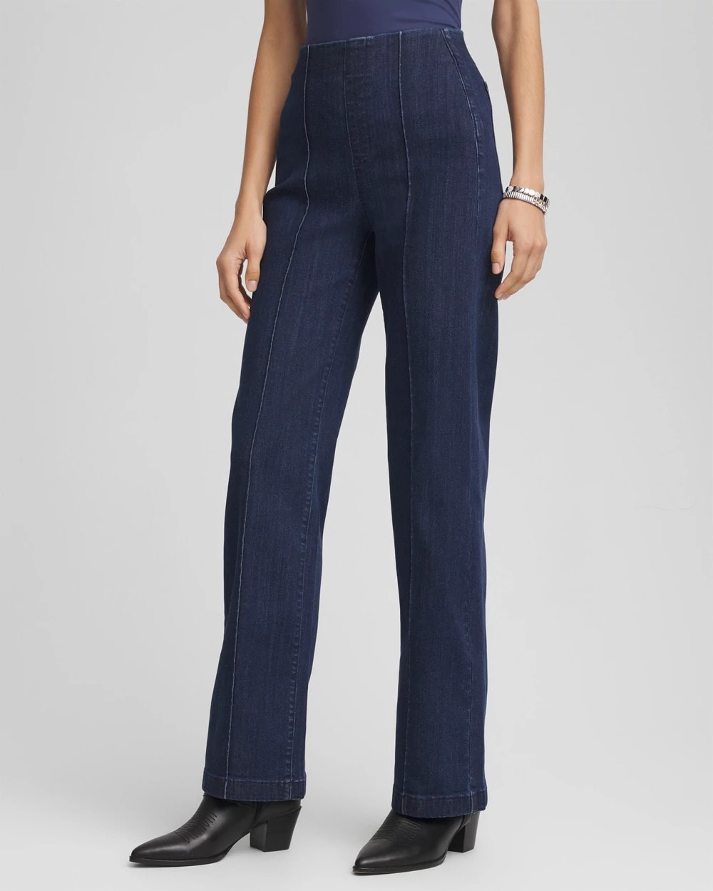 Chico's Hot Sale | Pull-On Wide-Leg Trouser Jeans