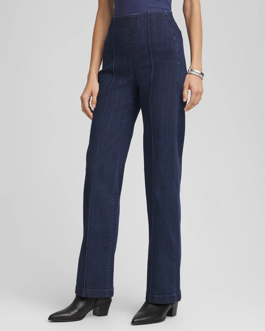 Chico's Hot Sale | Pull-On Wide-Leg Trouser Jeans