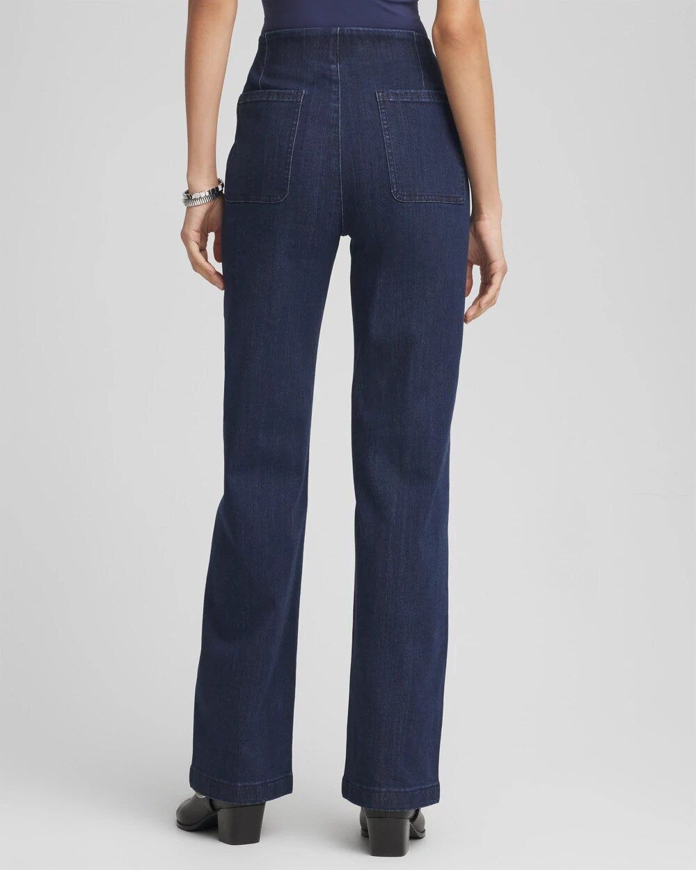 Chico's Hot Sale | Pull-On Wide-Leg Trouser Jeans