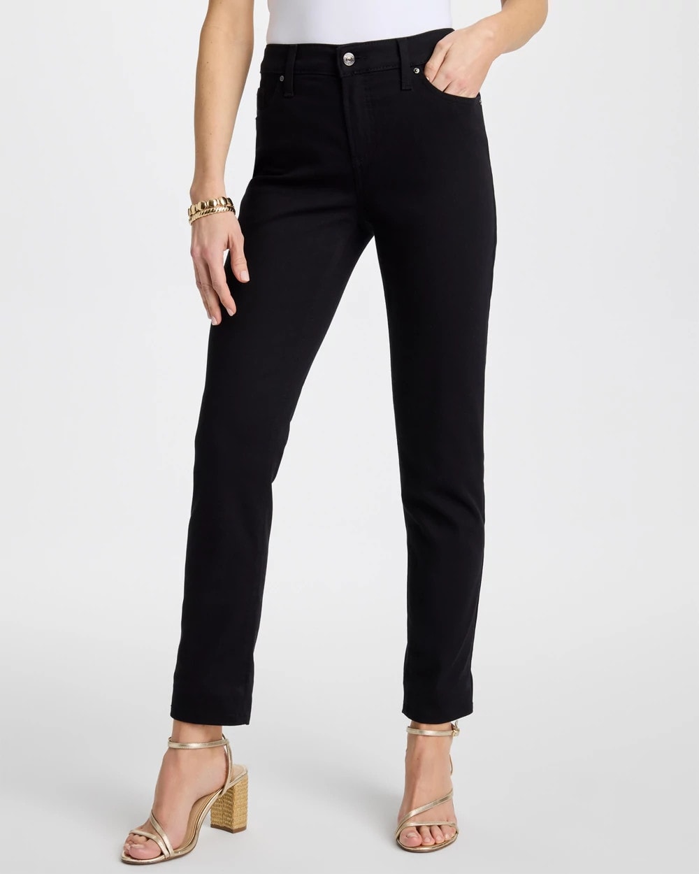 Chico's Signature | So Slimming Petite Girlfriend Ankle Jeans