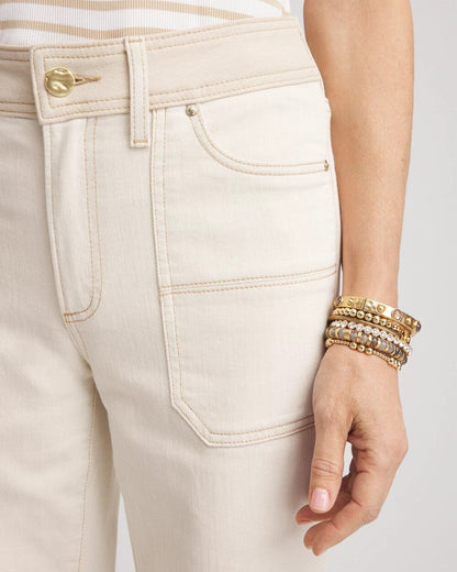 Chico's Deals | Colorblock Wide Flare Jeans