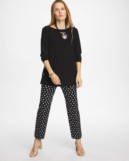 Chico's Latest | Matte Jersey Button Tunic