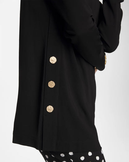 Chico's Latest | Matte Jersey Button Tunic