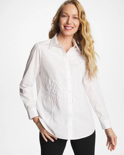 Chico's Signature | Poplin Soutache Tunic