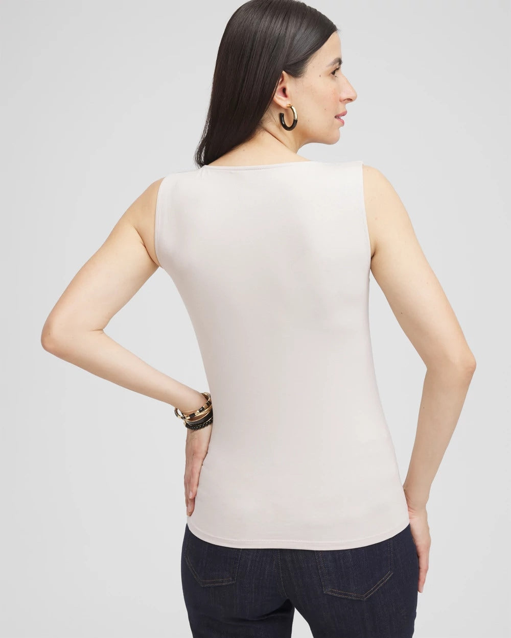 Chico's Signature | Contour Cotton™ Square Neck Tank