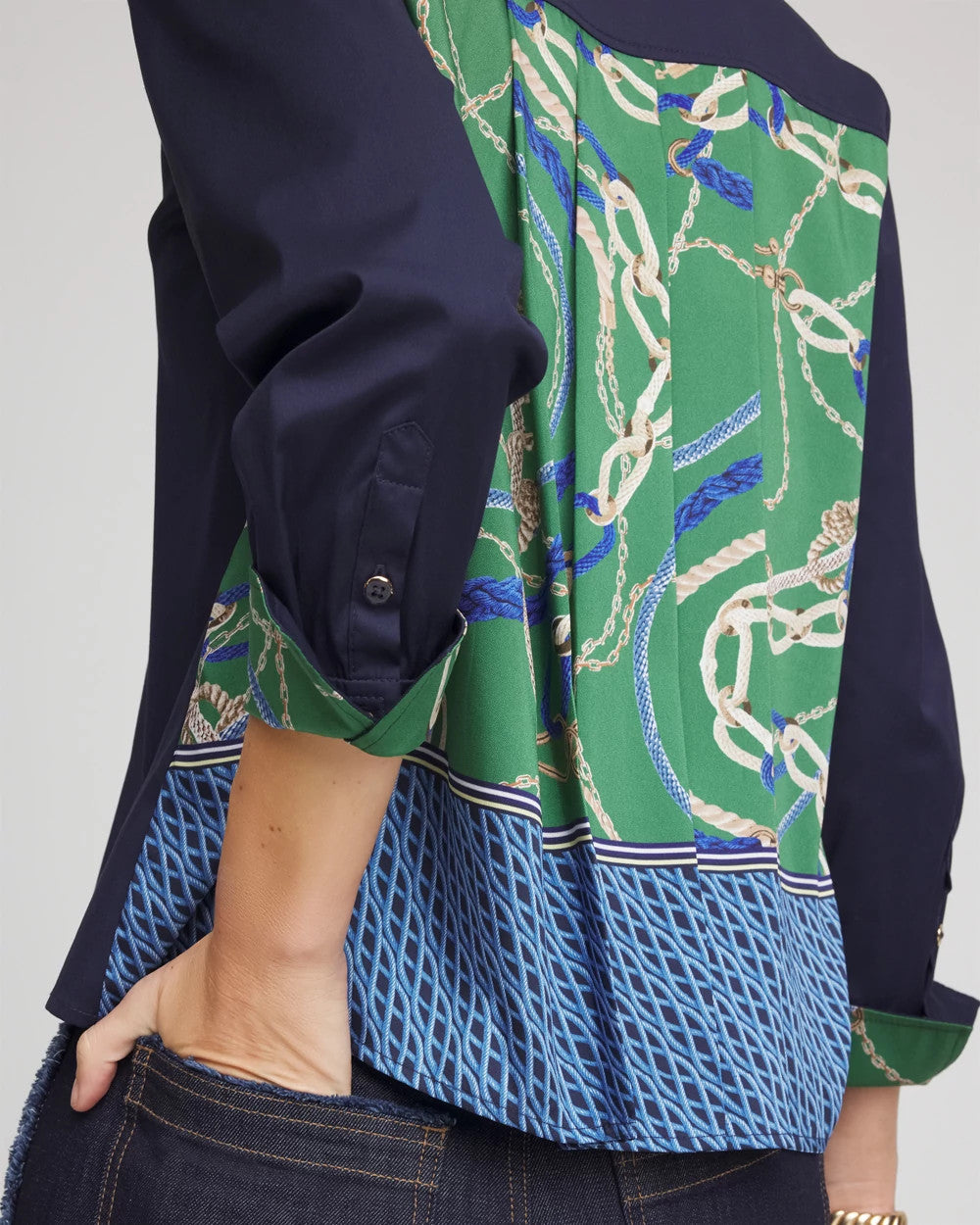 Chico's Latest | Rope Status Nautical Shirt