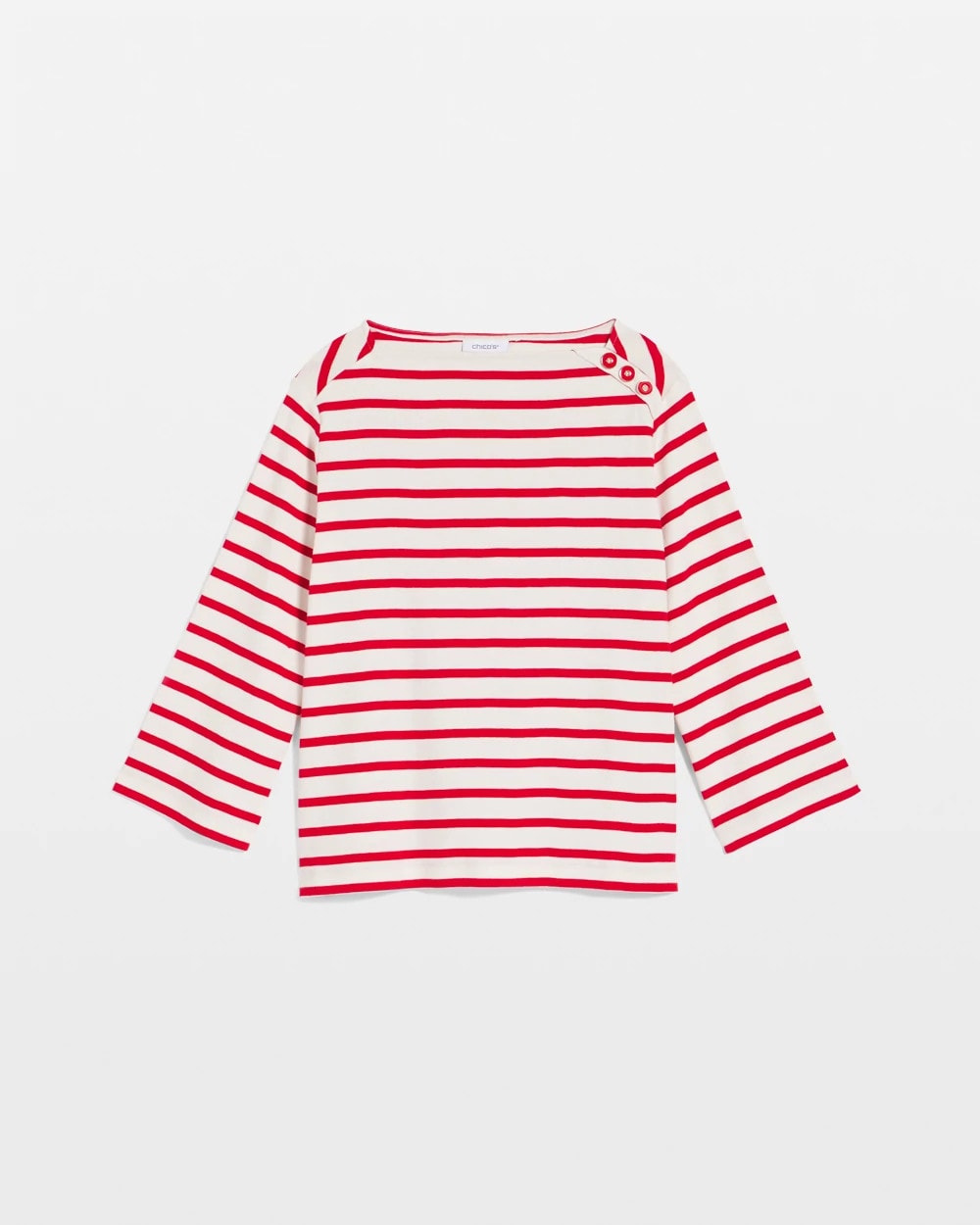 Chico's Best Seller | Bateau Neck Stripe Top