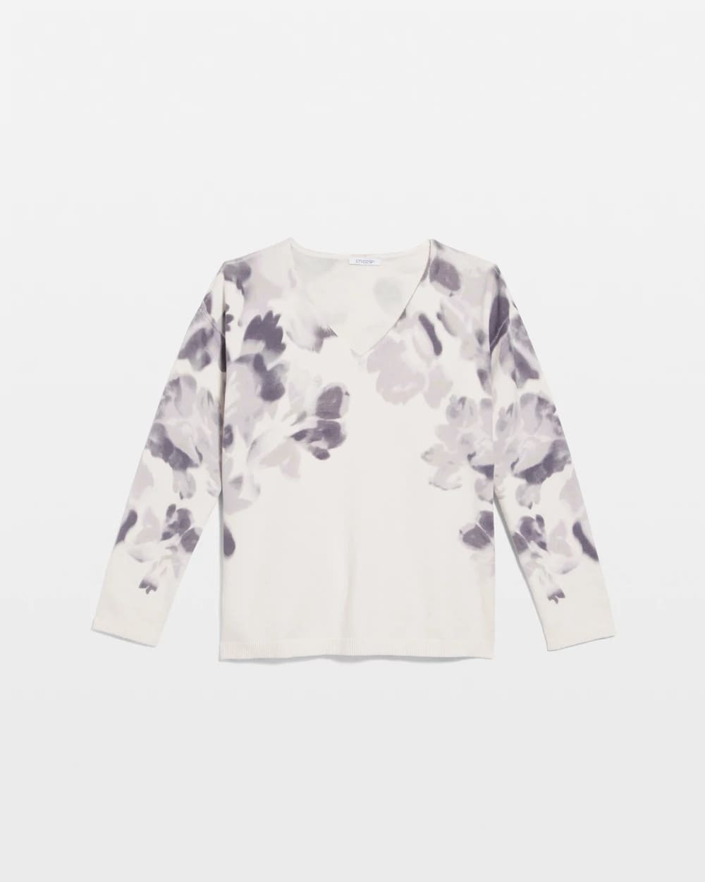 Chico's Exclusive | Printed V-Neck Sweater