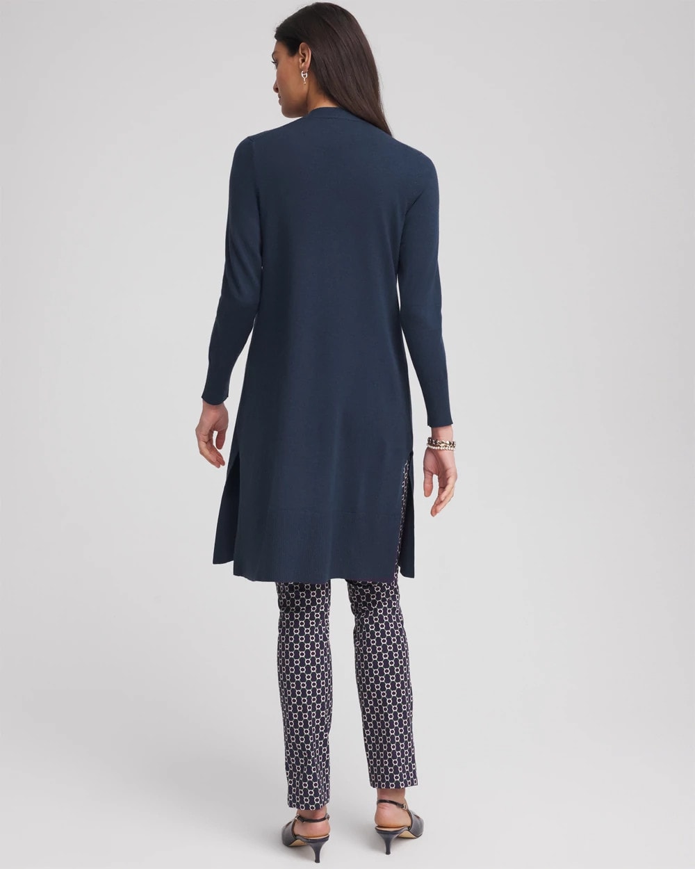 Chico's Essential | Novelty Duster Button Cardigan