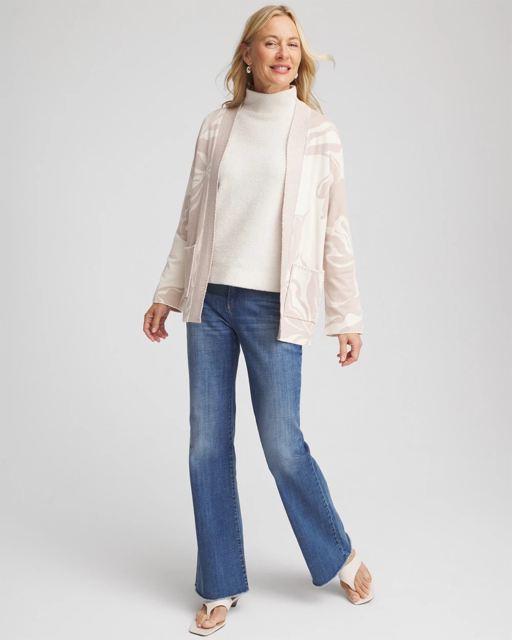 Chico's Trending | Abstract Bloom Cardigan
