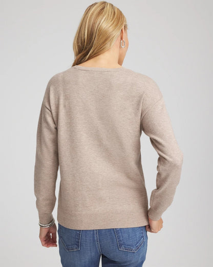 Chico's Customer Favorite | Floral Sequined Pullover