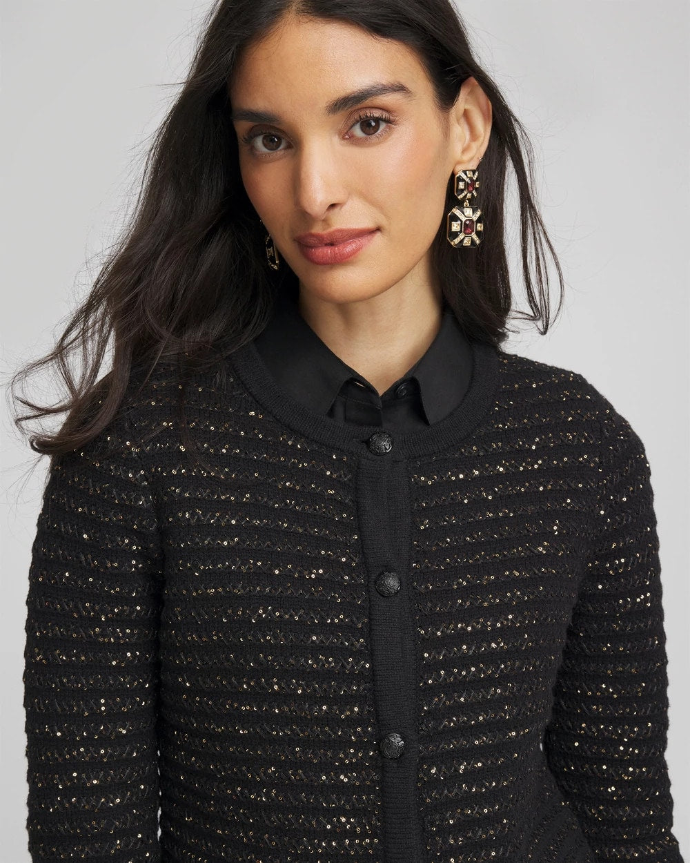 Chico's Recommended | Shine Cropped Cardigan