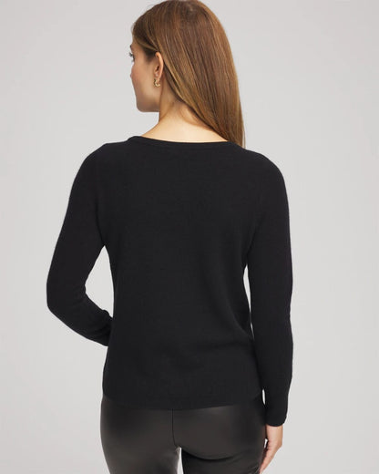 Chico's Latest | Embellished Cashmere Pullover Sweater