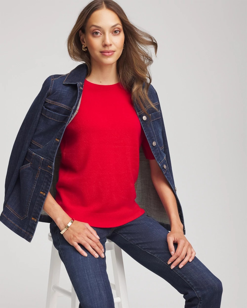 Chico's Quality | Crewneck Cashmere Pullover Sweater