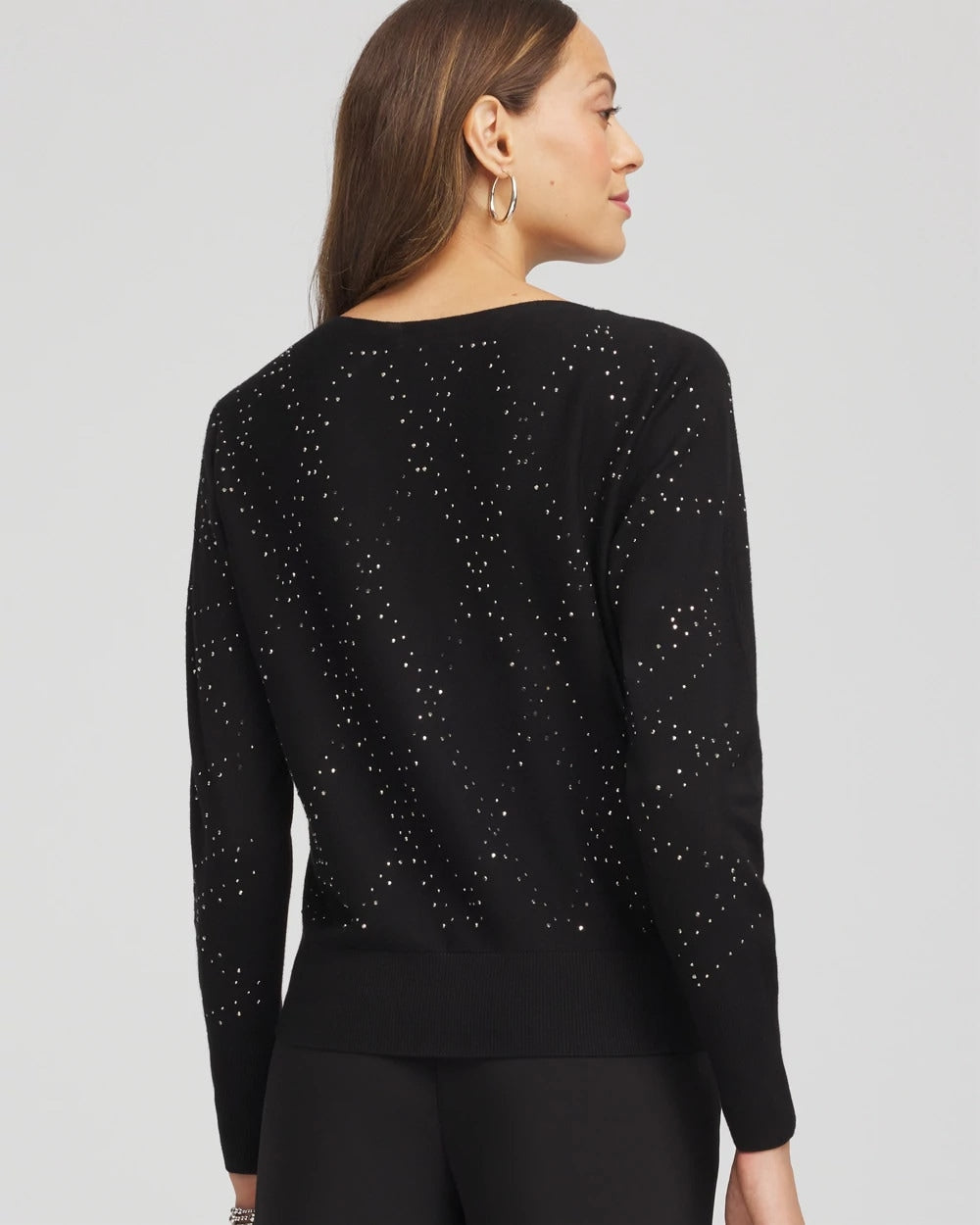 Chico's Customer Favorite | Ella Embellished Dolman Pullover Sweater