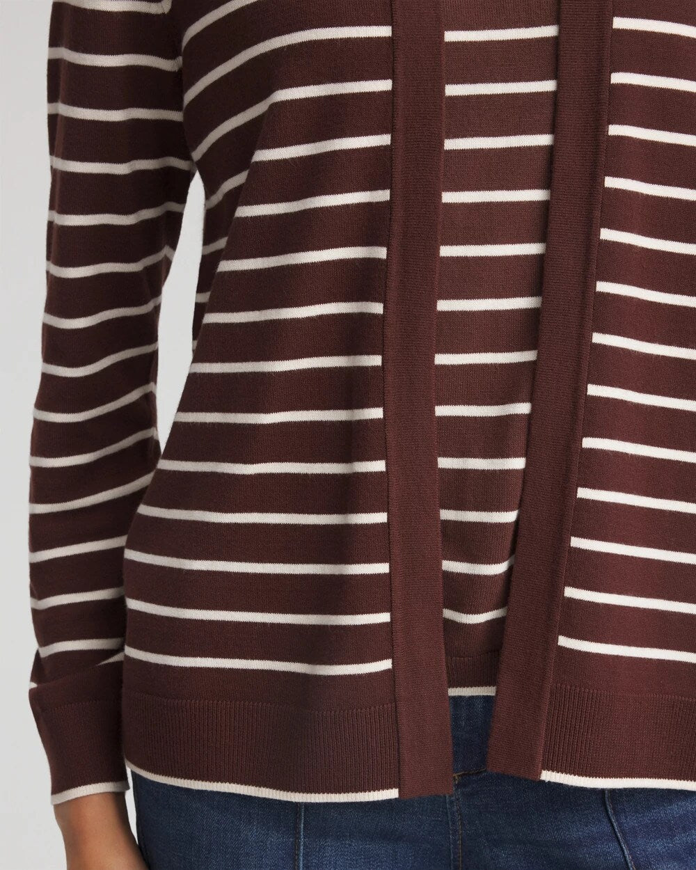 Chico's Top Pick | Ella Striped Long-Sleeve Cardigan