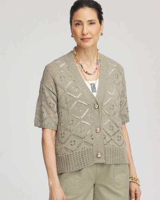 Chico's Best Price | Short Button-down Cardigan