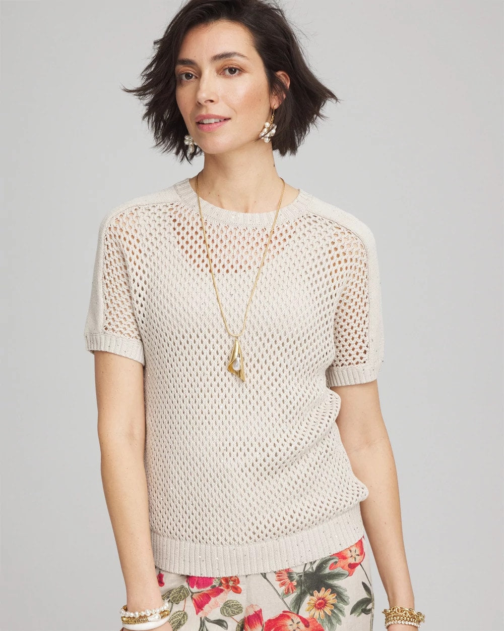 Chico's Top Pick | Dolman Sleeved Sweater Tee