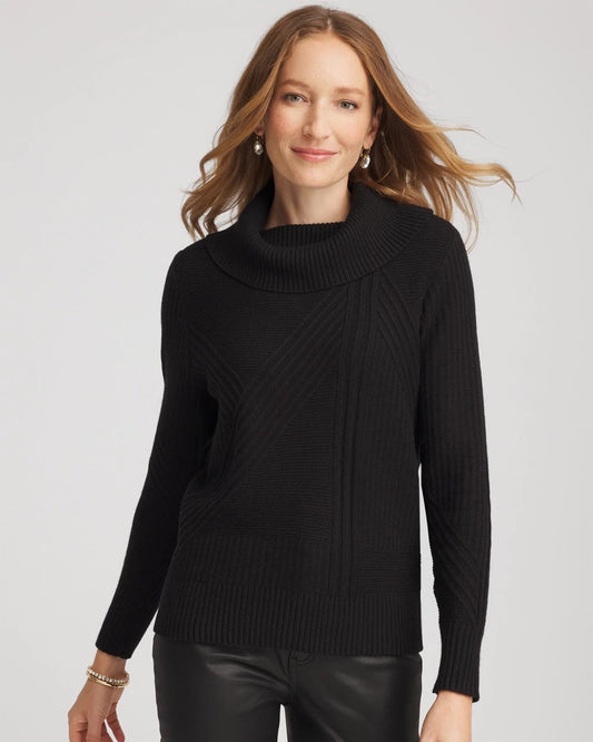 Chico's Value | Ribbed Cowlneck Sweater