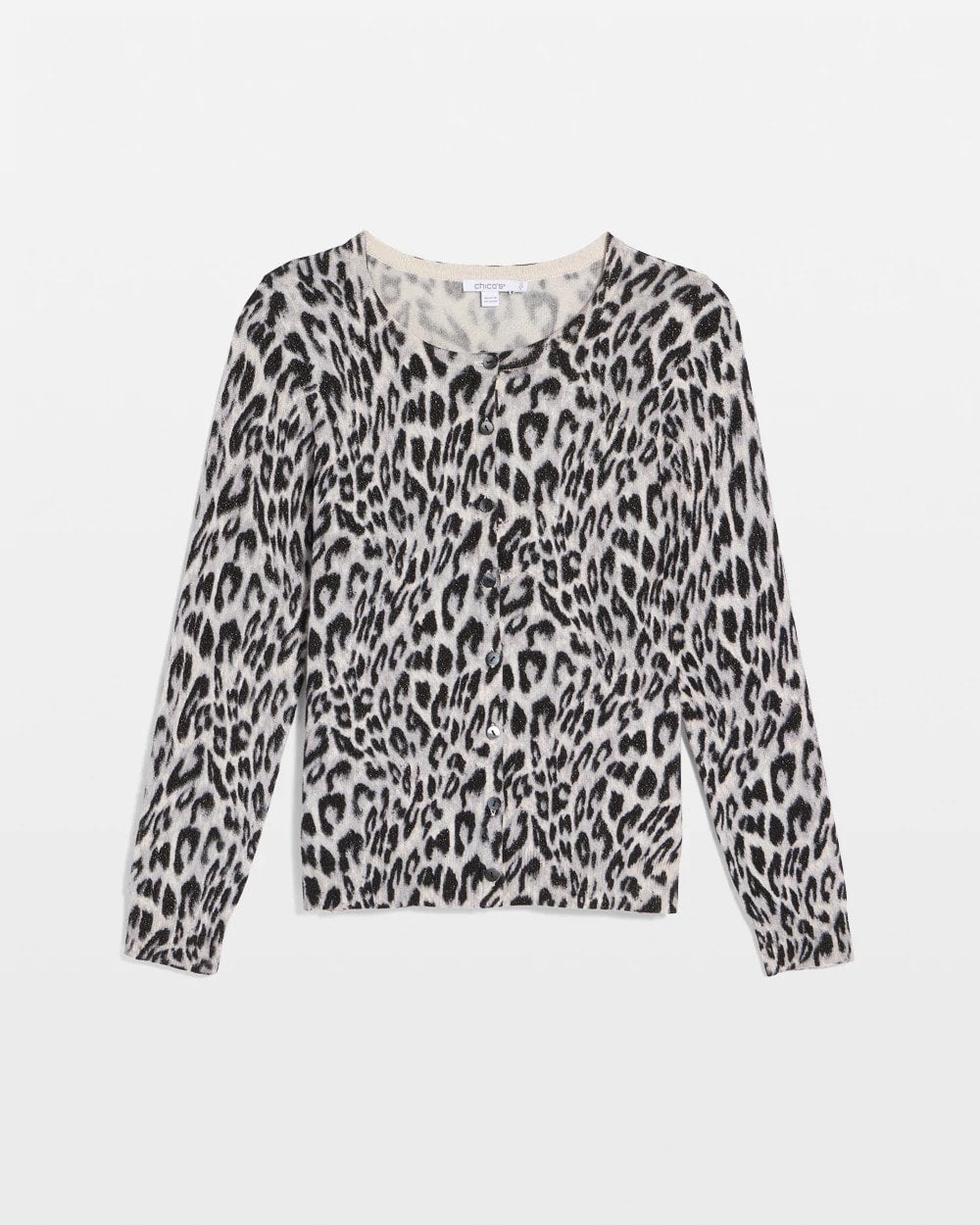 Chico's Popular | Animal Crewneck Cardigan