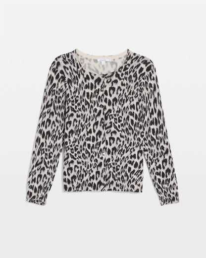 Chico's Popular | Animal Crewneck Cardigan