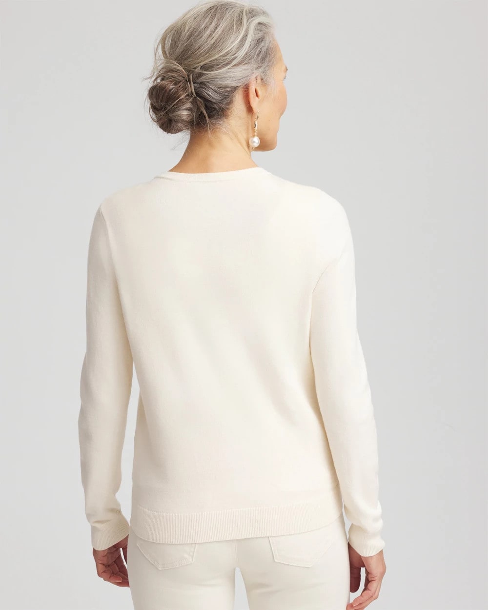 Chico's Featured | Embellished Crewneck Cardigan