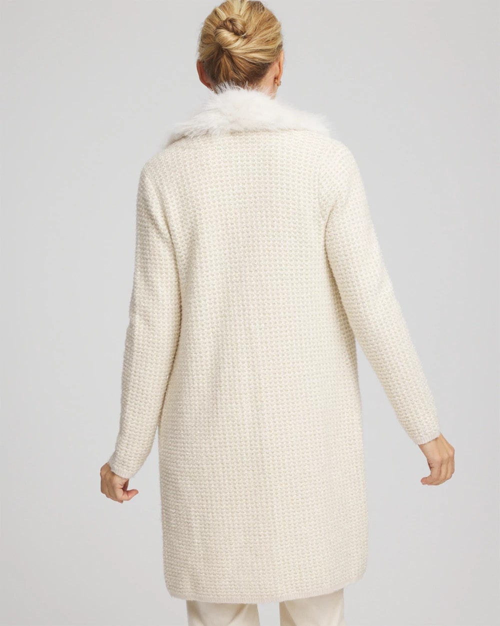 Chico's Customer Favorite | Fur Trim Cardigan