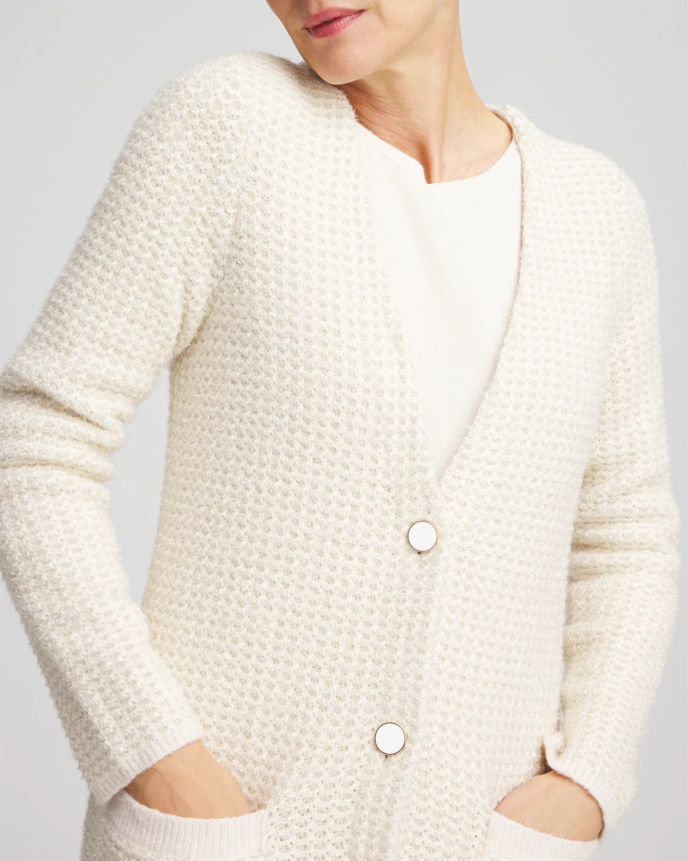 Chico's Customer Favorite | Fur Trim Cardigan