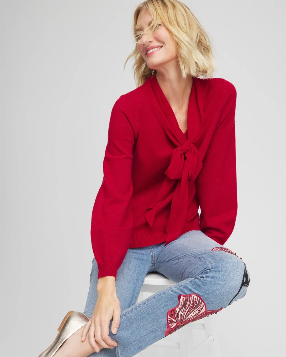 Chico's Special Offer | Bow-Detailed Sweater