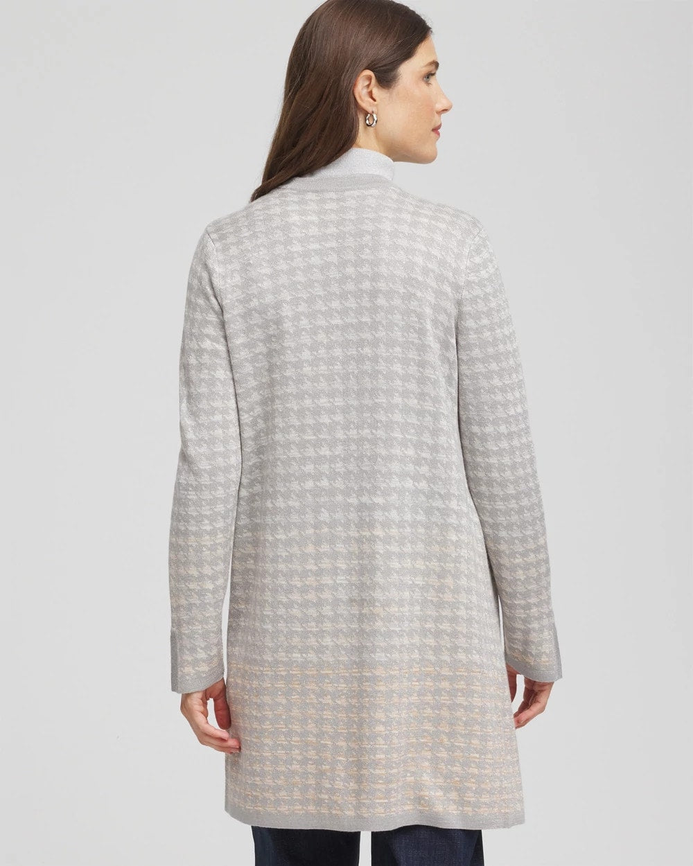 Chico's Premium | Metallic Herringbone Cardigan
