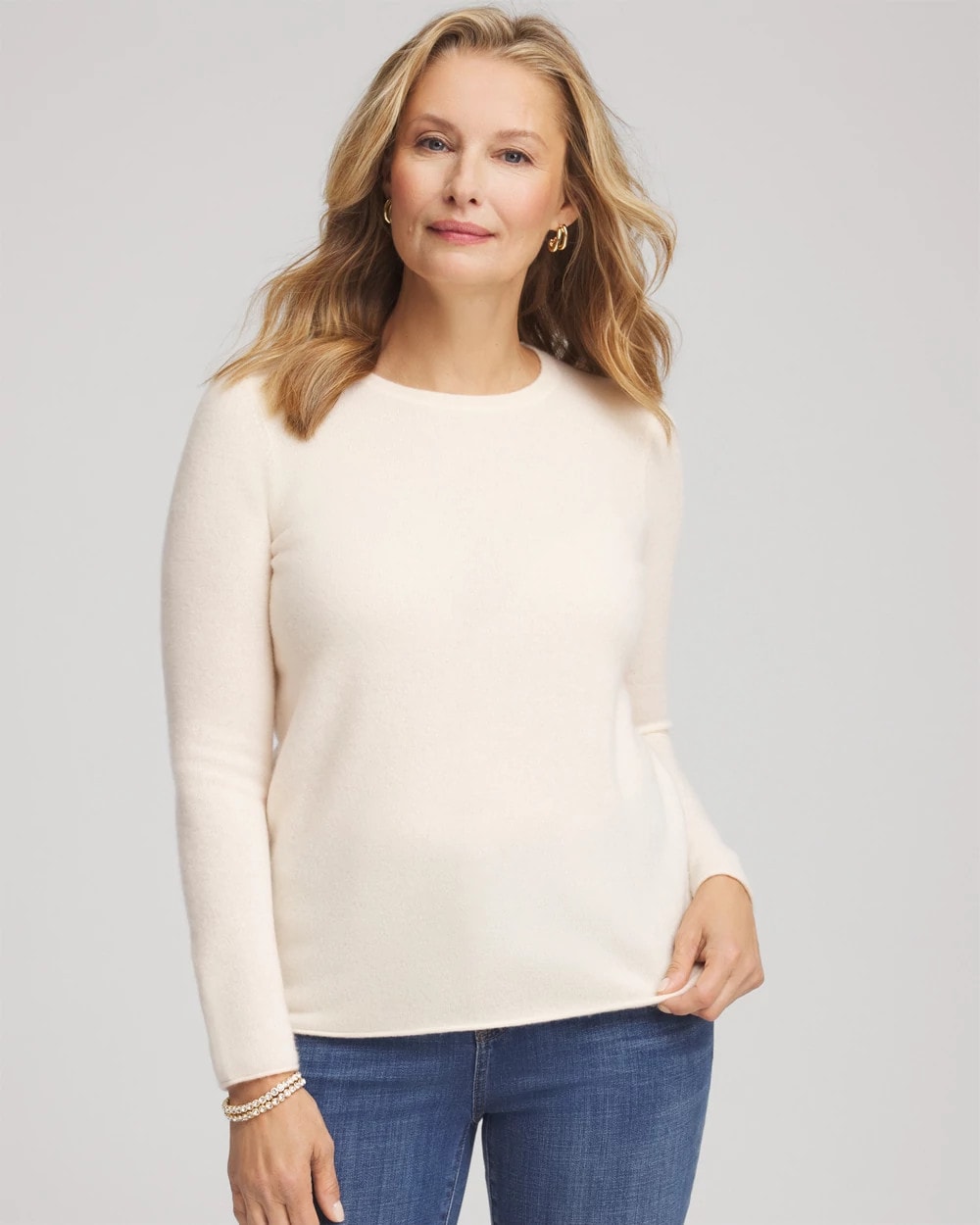 Chico's Trusted | Crewneck Cashmere Pullover Sweater
