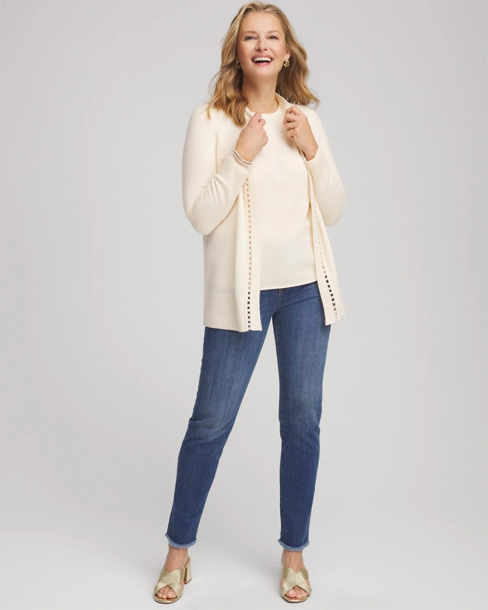 Chico's Trusted | Crewneck Cashmere Pullover Sweater