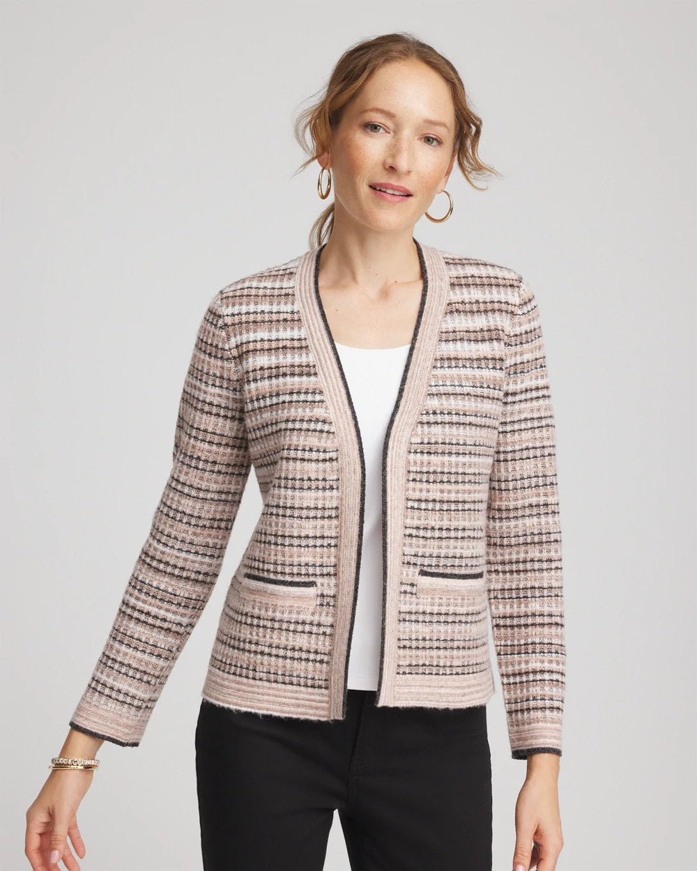 Chico's Popular | Sunset Abstract Sweater Jacket