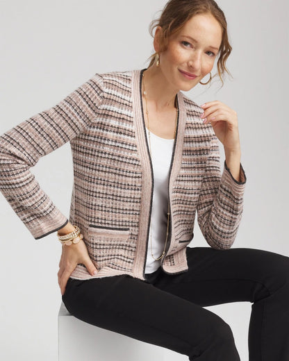 Chico's Popular | Sunset Abstract Sweater Jacket