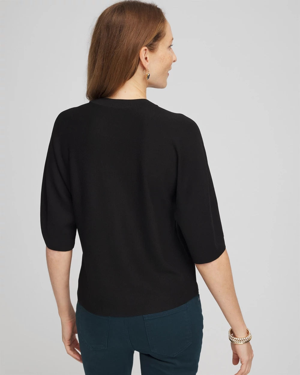 Chico's Discount | Dolman Sleeve Crew Neck Pullover Sweater