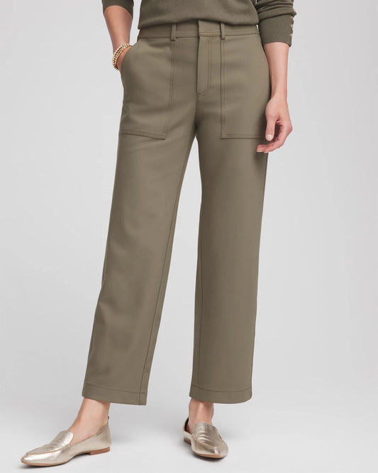 Chico's Value | Petite Bi-Stretch Straight Ankle Pants