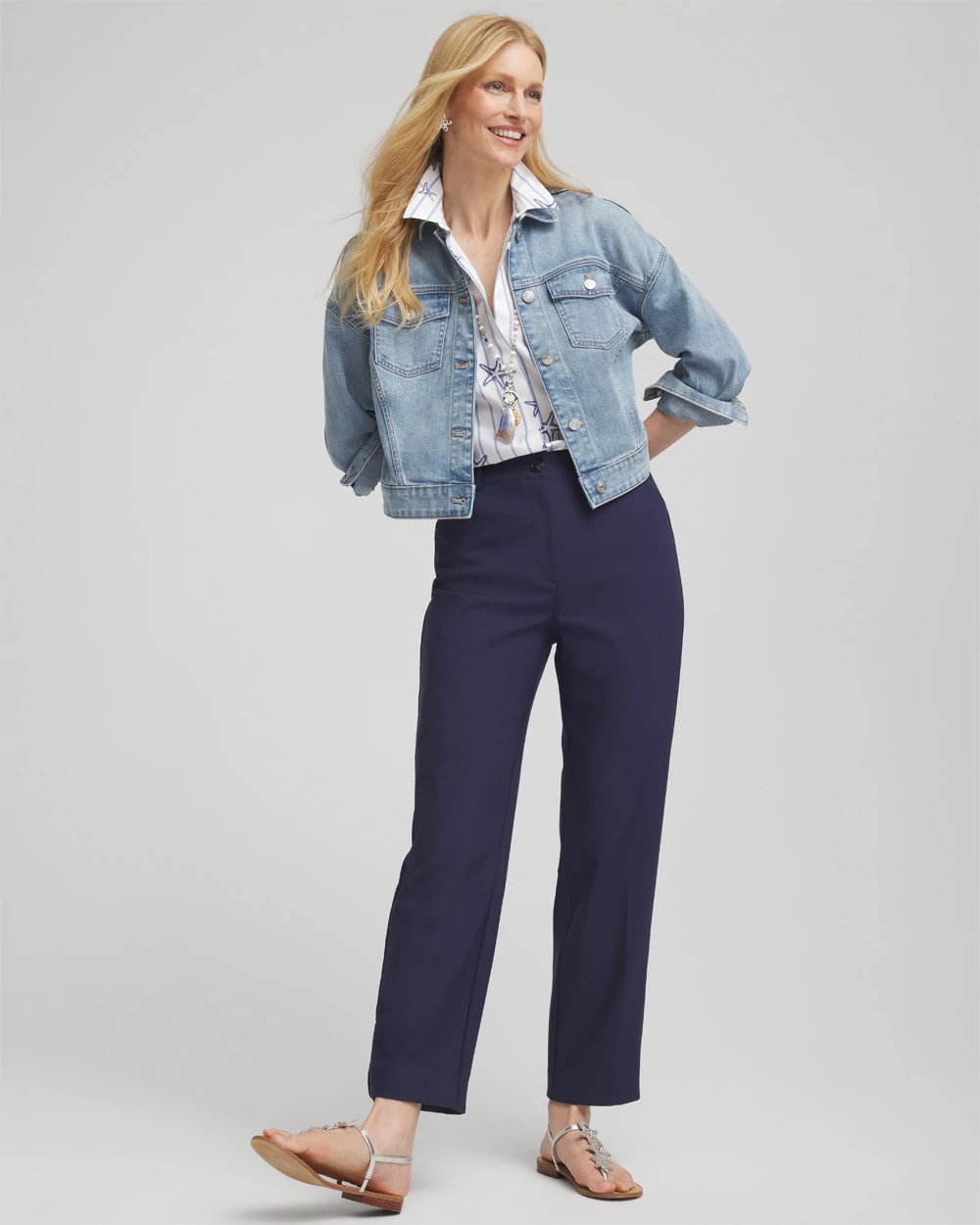 Chico's Sale | Fly Front Ankle Pants