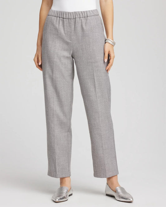 Chico's Customer Favorite | Shimmer Straight Tapered Ankle Pants