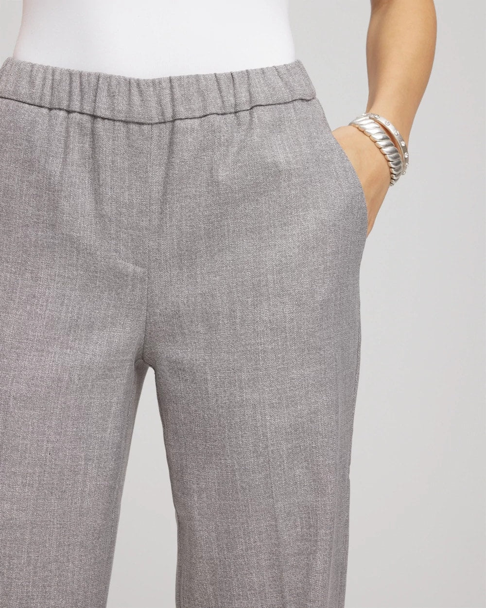 Chico's Customer Favorite | Shimmer Straight Tapered Ankle Pants
