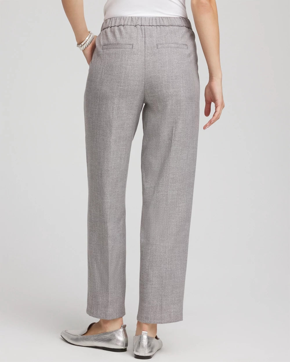 Chico's Customer Favorite | Shimmer Straight Tapered Ankle Pants