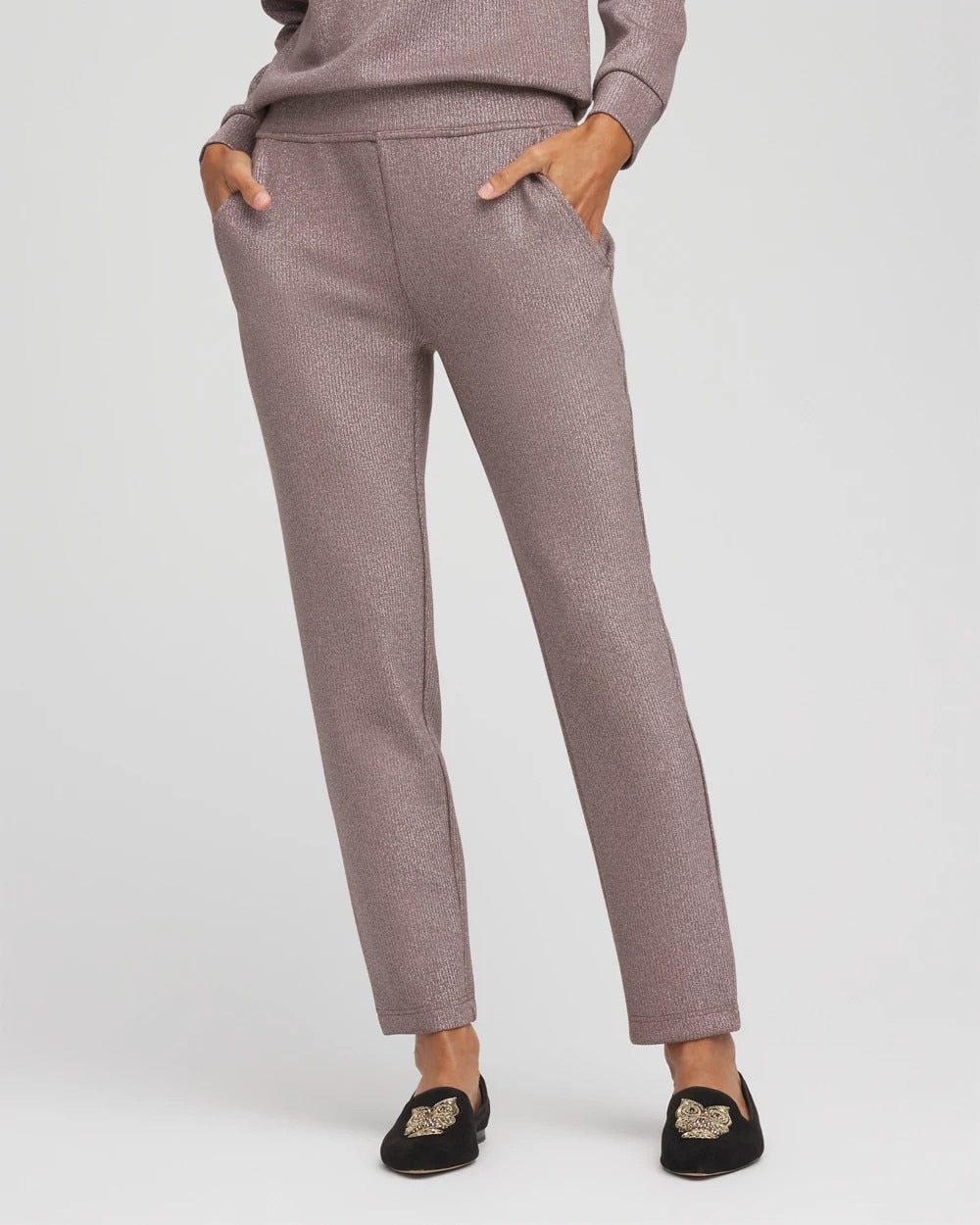 Chico's Signature | Zenergy® Sparkle Tapered Ankle Pants