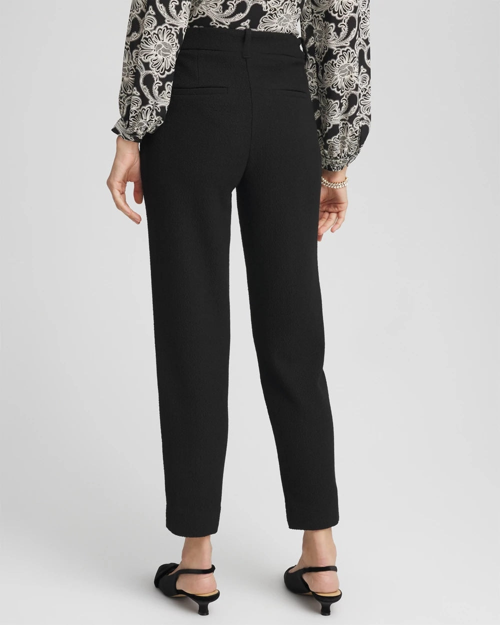 Chico's Deals | Matelassé Slim Tapered Ankle Pants