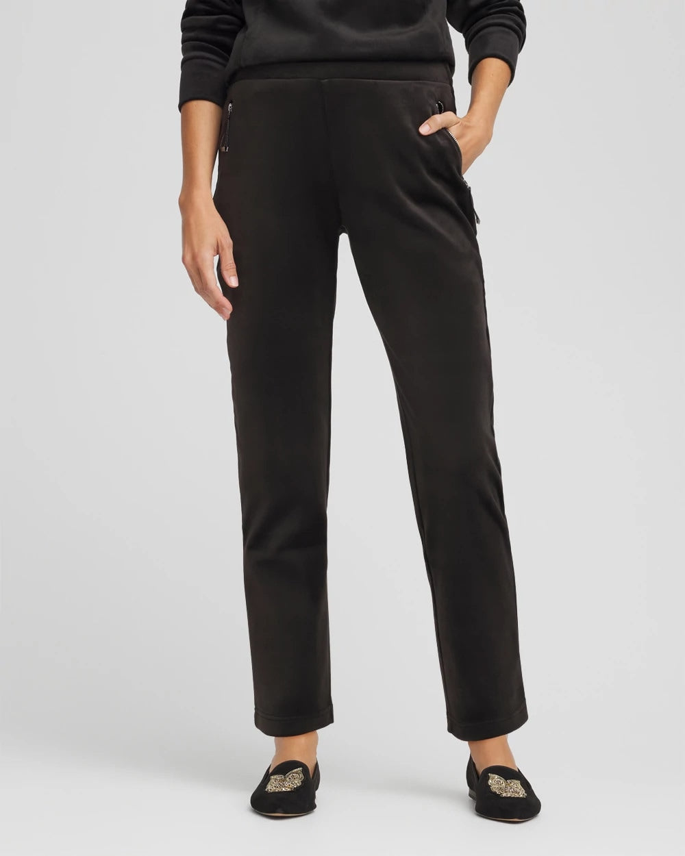 Chico's Deals | Zenergy® Velour Tapered Ankle Pants